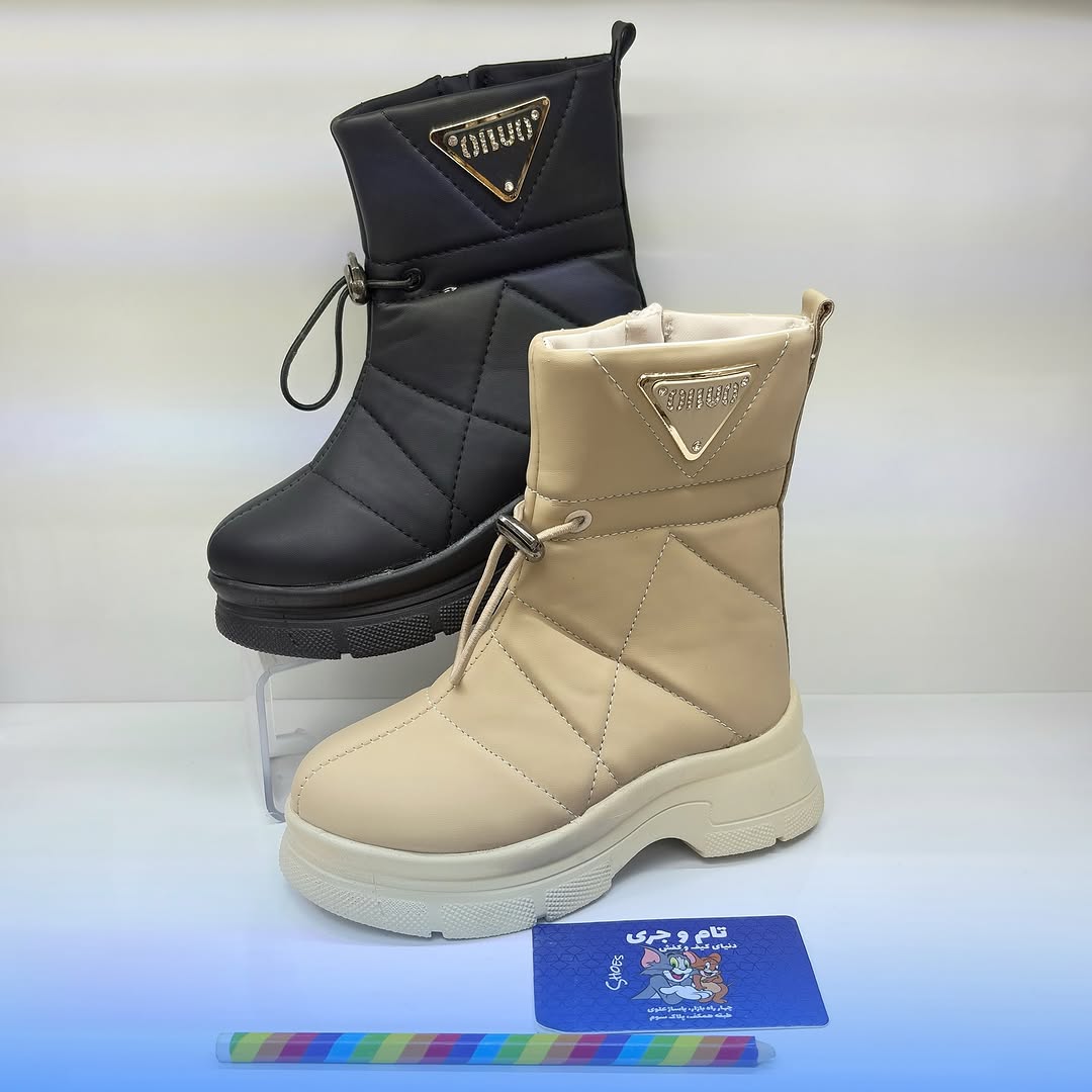 بوت بچگانه ضدآب پیچی خزدار 1 بوت بچگانه ضدآب پیچی خزدار