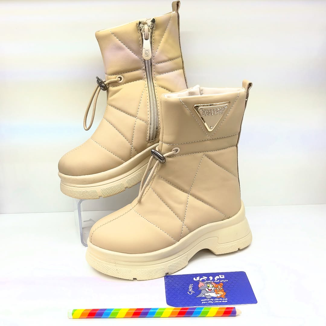 بوت بچگانه ضدآب پیچی خزدار 3 بوت بچگانه ضدآب پیچی خزدار