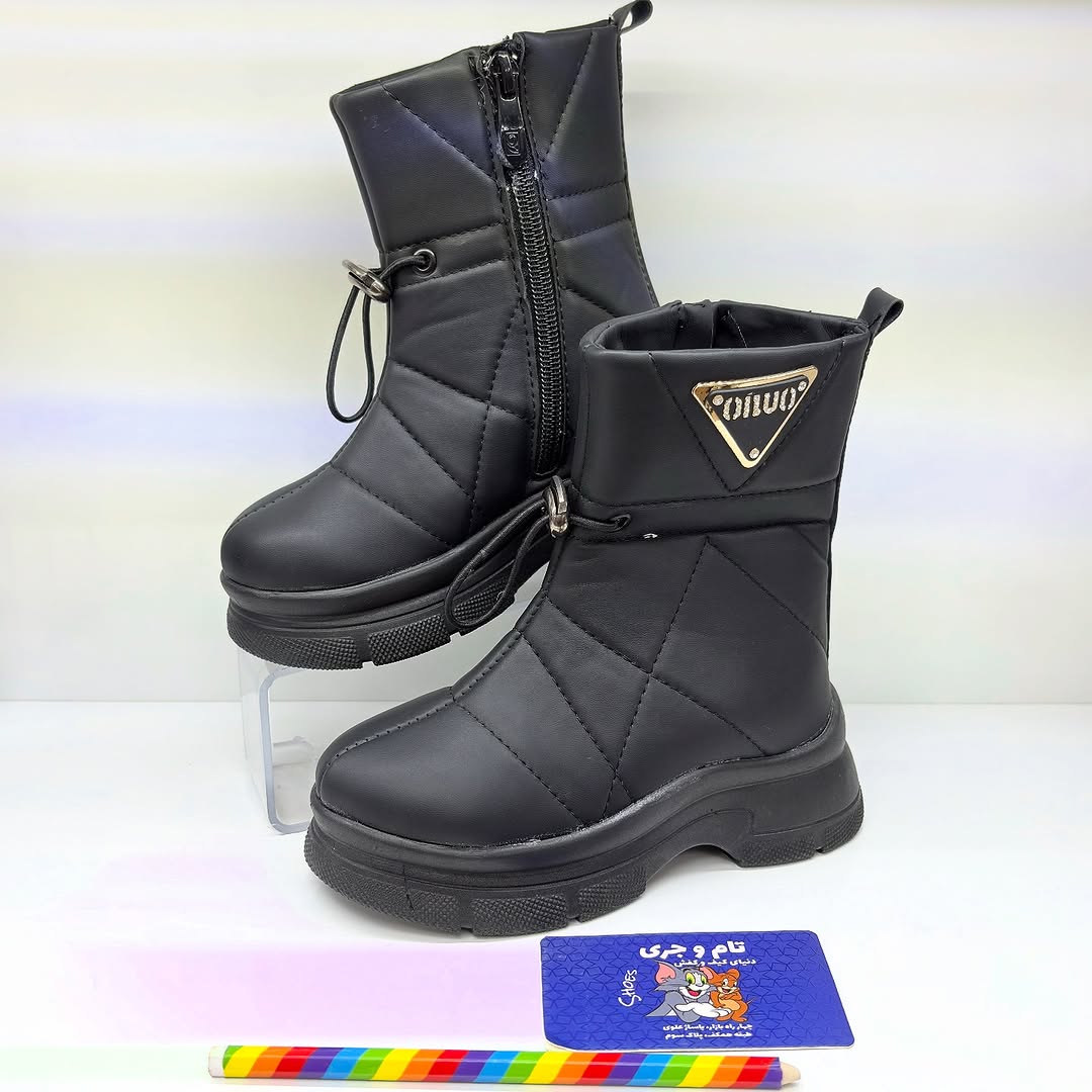 بوت بچگانه ضدآب پیچی خزدار 2 بوت بچگانه ضدآب پیچی خزدار