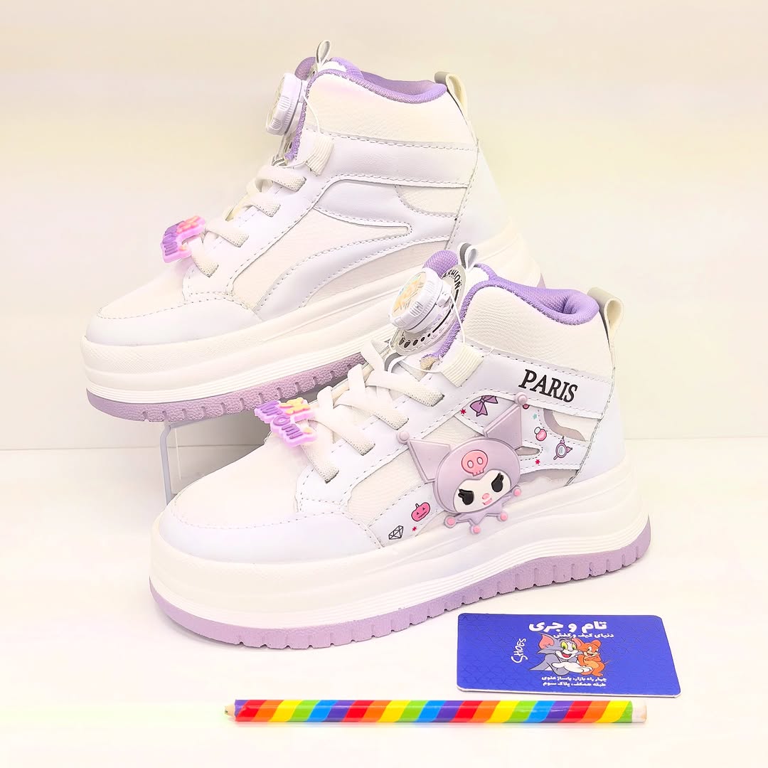 کفش اسپرت ساقدار بچگانه کرومی ضدآب – سایز ۲۶ تا ۳۷ 2 کفش اسپرت ساقدار بچگانه کرومی ضدآب سفید با کیفیت بالا، مناسب زمستان