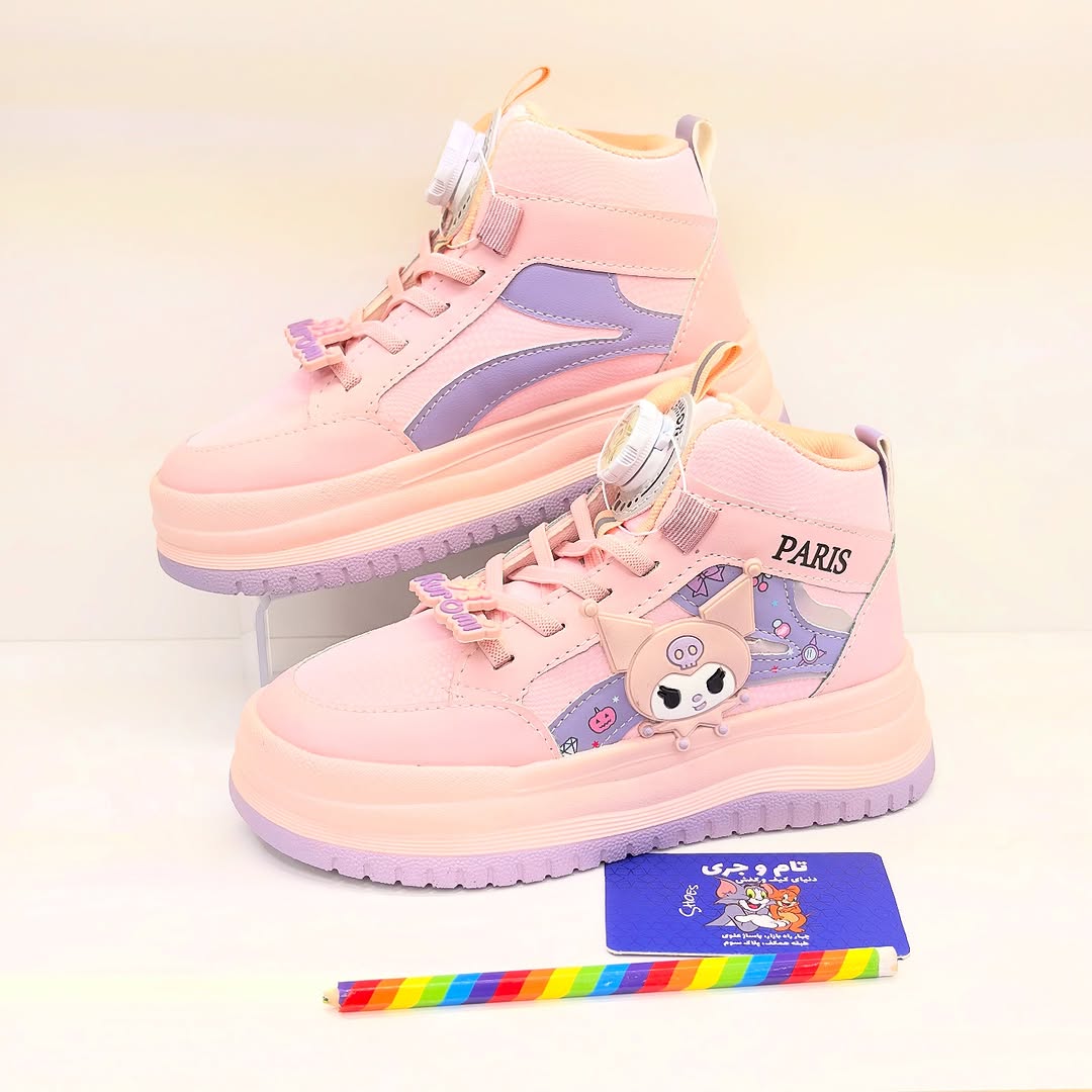 کفش اسپرت ساقدار بچگانه کرومی ضدآب – سایز ۲۶ تا ۳۷ 3 کفش اسپرت ساقدار بچگانه کرومی ضدآب صورتی با کیفیت تضمینی، مناسب دخترانه